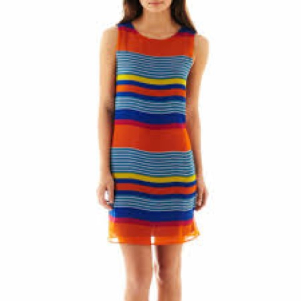 Bisou Bisou Colorful Mini Dress - Picture 1 of 16
